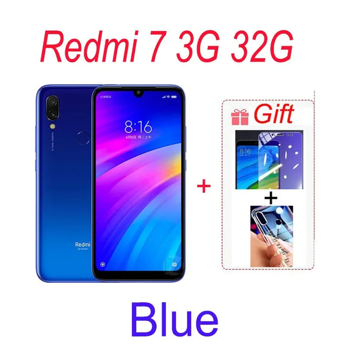 Original Xiaomi Redmi 7 4GB 64GB 6.81'' Mobile Phone