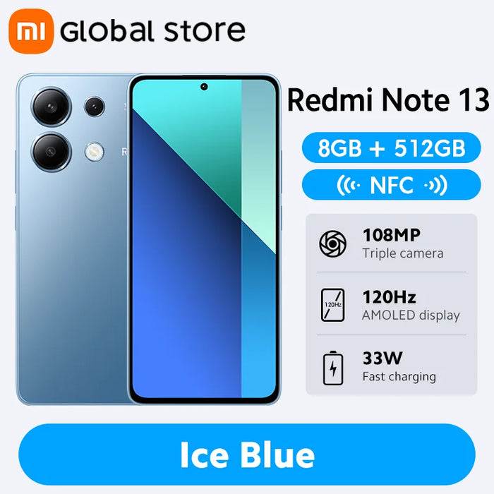 New Xiaomi Redmi Note 13 Smartphone Global Version Snapdragon