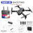 WiFi live video FPV 4K/1080P HD Wide Angle Camera Foldable RC Quadcopter