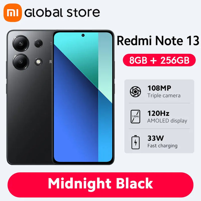 New Xiaomi Redmi Note 13 Smartphone Global Version Snapdragon