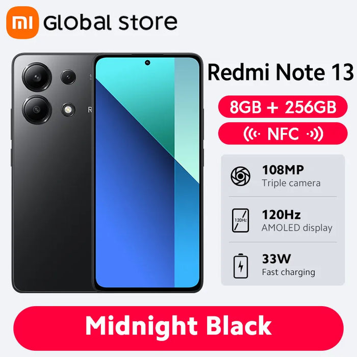 New Xiaomi Redmi Note 13 Smartphone Global Version Snapdragon